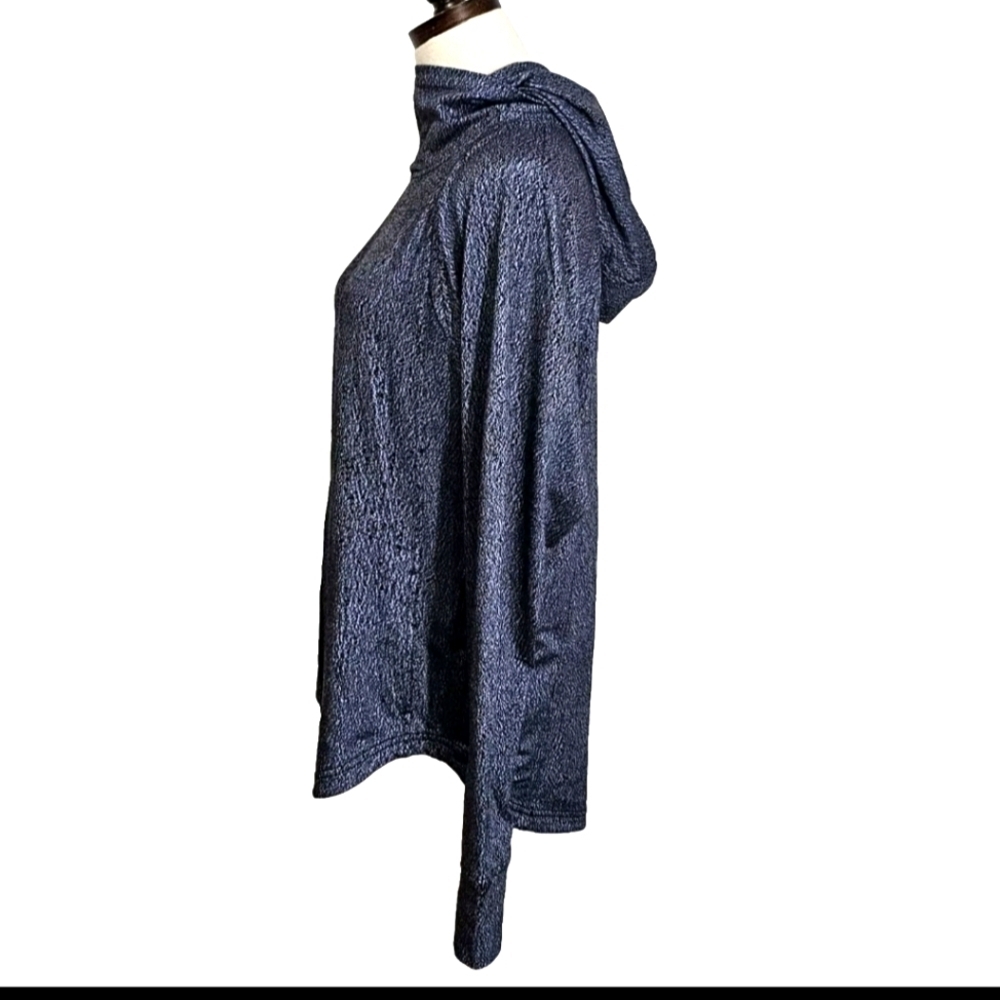 LULULEMON Women's Sz 12 Blue Pick Up the Pace Long Sleeve Hoodie Longsleeve Top - Picture 4 of 11